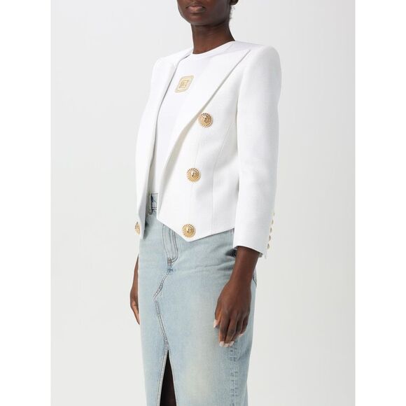 Balmain Jacket Woman White - Picture 4 of 4